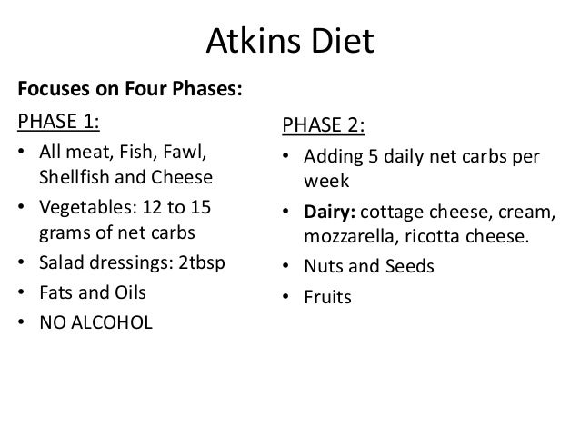 Atkins Diet Phase 1 Nuts