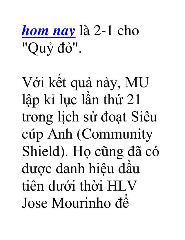 Ket qua bong da hom nay leicester 1-2 mu