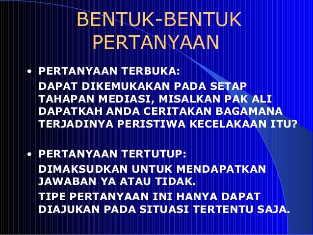 Ketrampilan & teknik_mediator