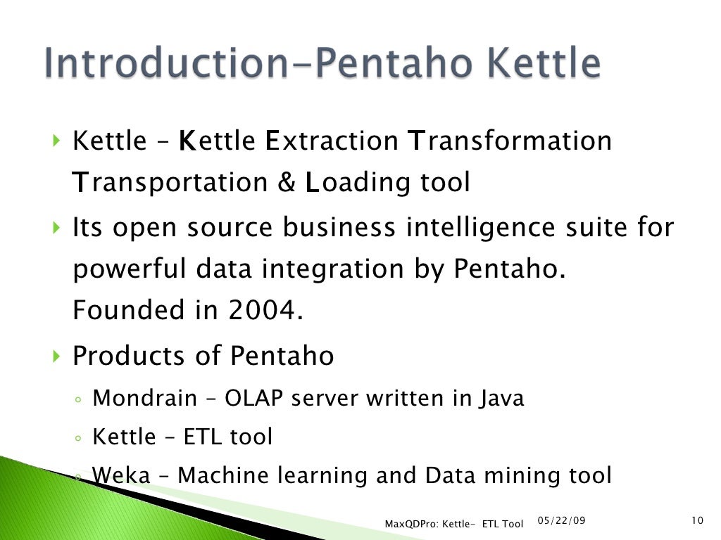 Kettle Etl Tool