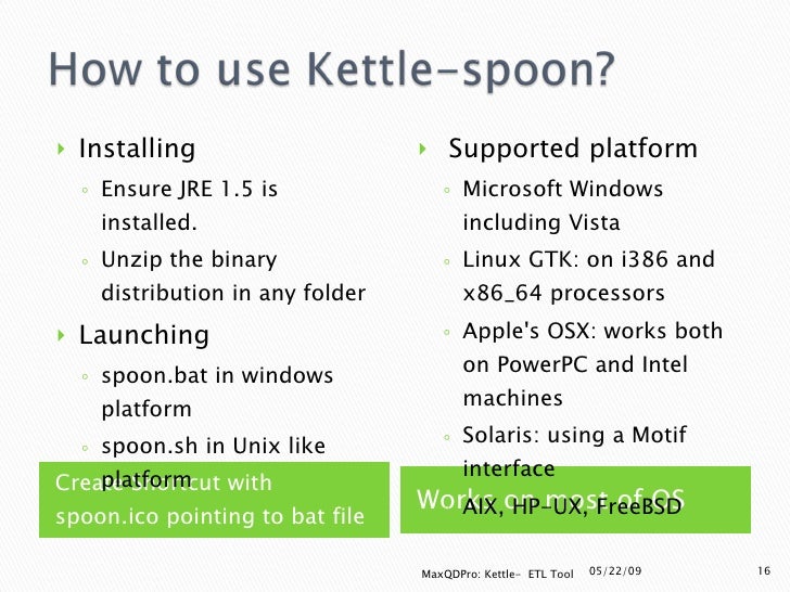 Kettle Etl Tool