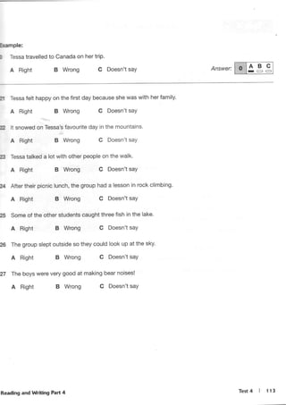 Ket trainer with answers