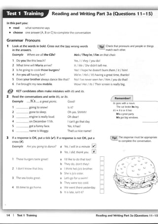 Ket trainer with answers