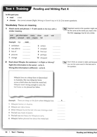 Ket trainer with answers