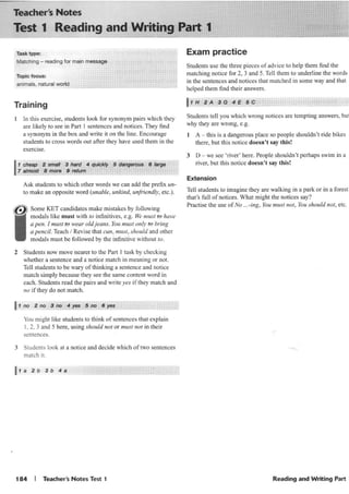 Ket trainer with answers