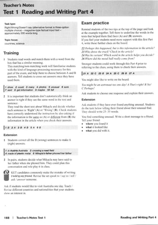 Ket trainer with answers