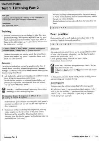 Ket trainer with answers