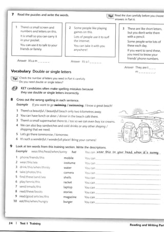 Ket trainer with answers
