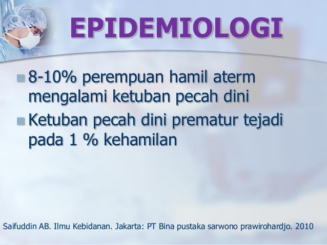 Ketuban pecah dini dan kelahiran preterm