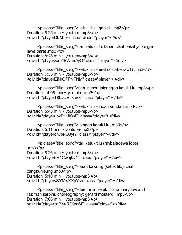 Ketuk tilu