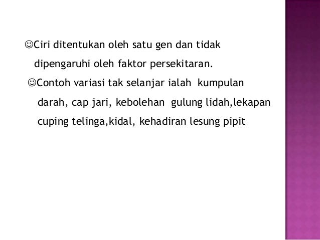 Keturunan & variasi