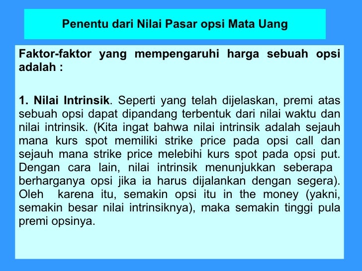 Di mana ada futures dan opsi yang diperdagangkan