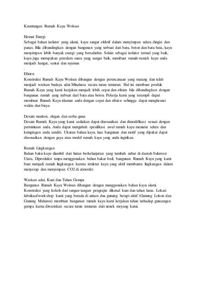 Gambar Rumah Kayu Manado Produsen Knock Kembali Halaman 