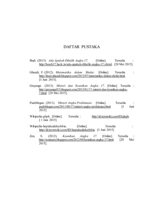 Keunikan angka 17 | DOCX
