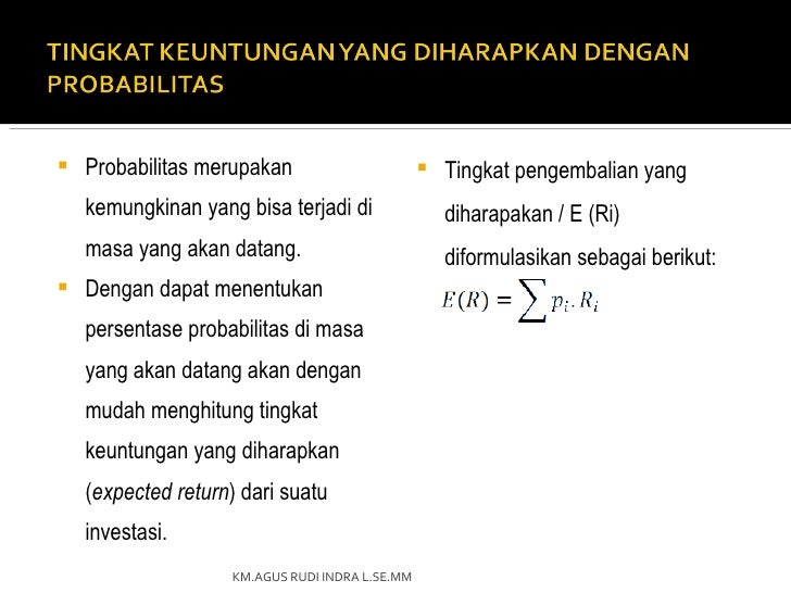 Keuntungan Dan Risiko