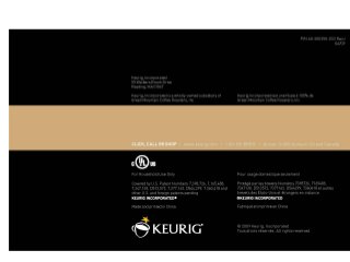 Keurig Manual : Elite B40 care guide
