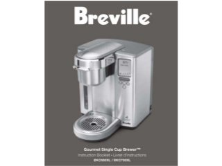  Keurig Models : Breville Gourmet Single Cup Brewer