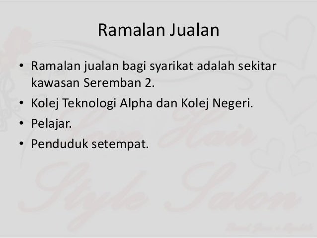 visi misi dan objektif kedai gunting rambut