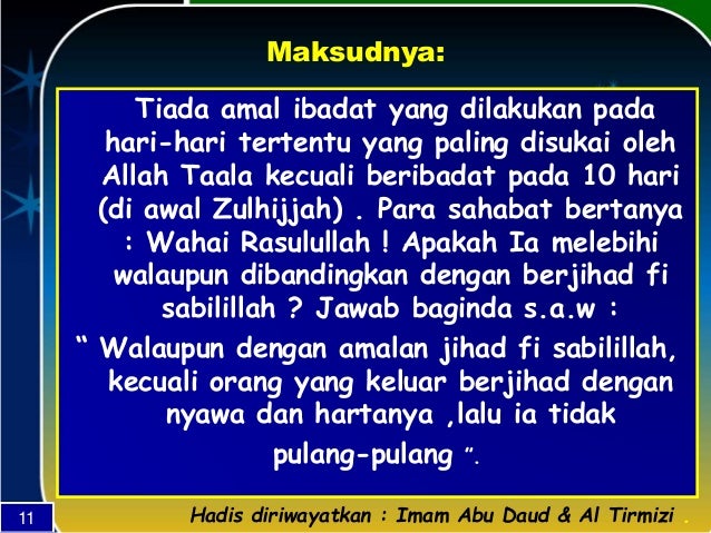 Keutamaan 10 Awal Bulan Dzulhijjah