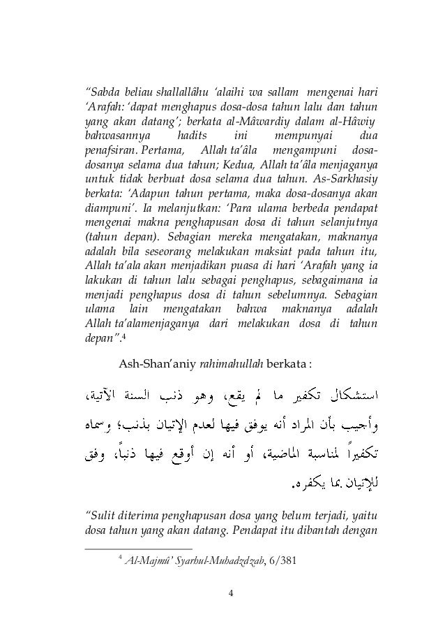 Keutamaan puasa 'arafah, dan kapan dilaksanakan Keutamaan puasa 'arafah, dan kapan dilaksanakan