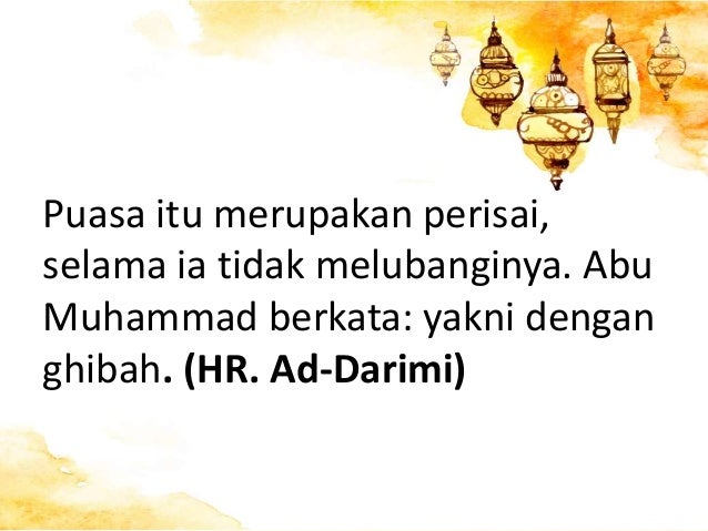 Keutamaan Puasa dan Ramadhan