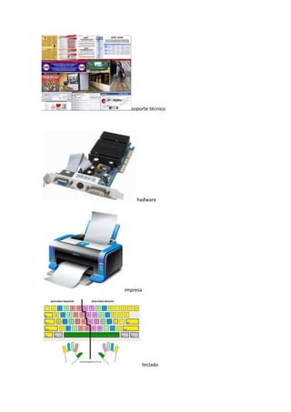soporte técnico
hadware
impresa
teclado
 