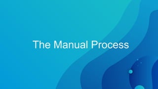 The Manual Process
 