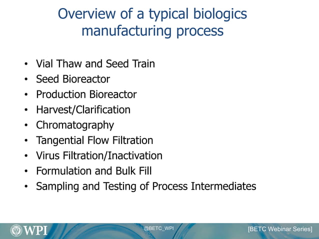 An Overview of Biologics Manufacturing Processes and Things to Consider ...