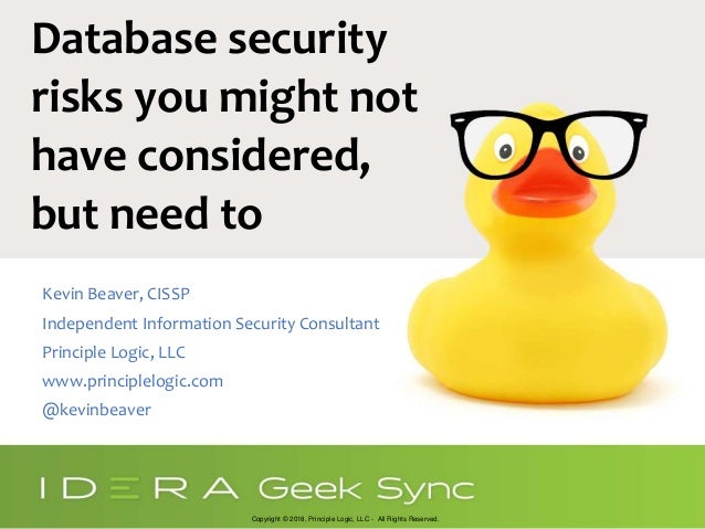 Database Security Risks You Might Not Have Considered, but ...