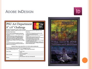 ADOBE INDESIGN 
 