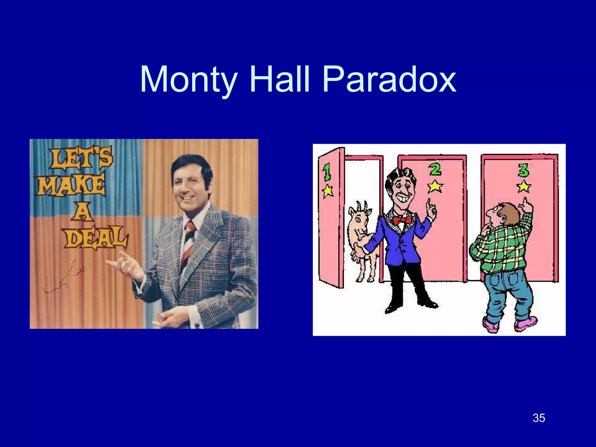 35
Monty Hall Paradox
 