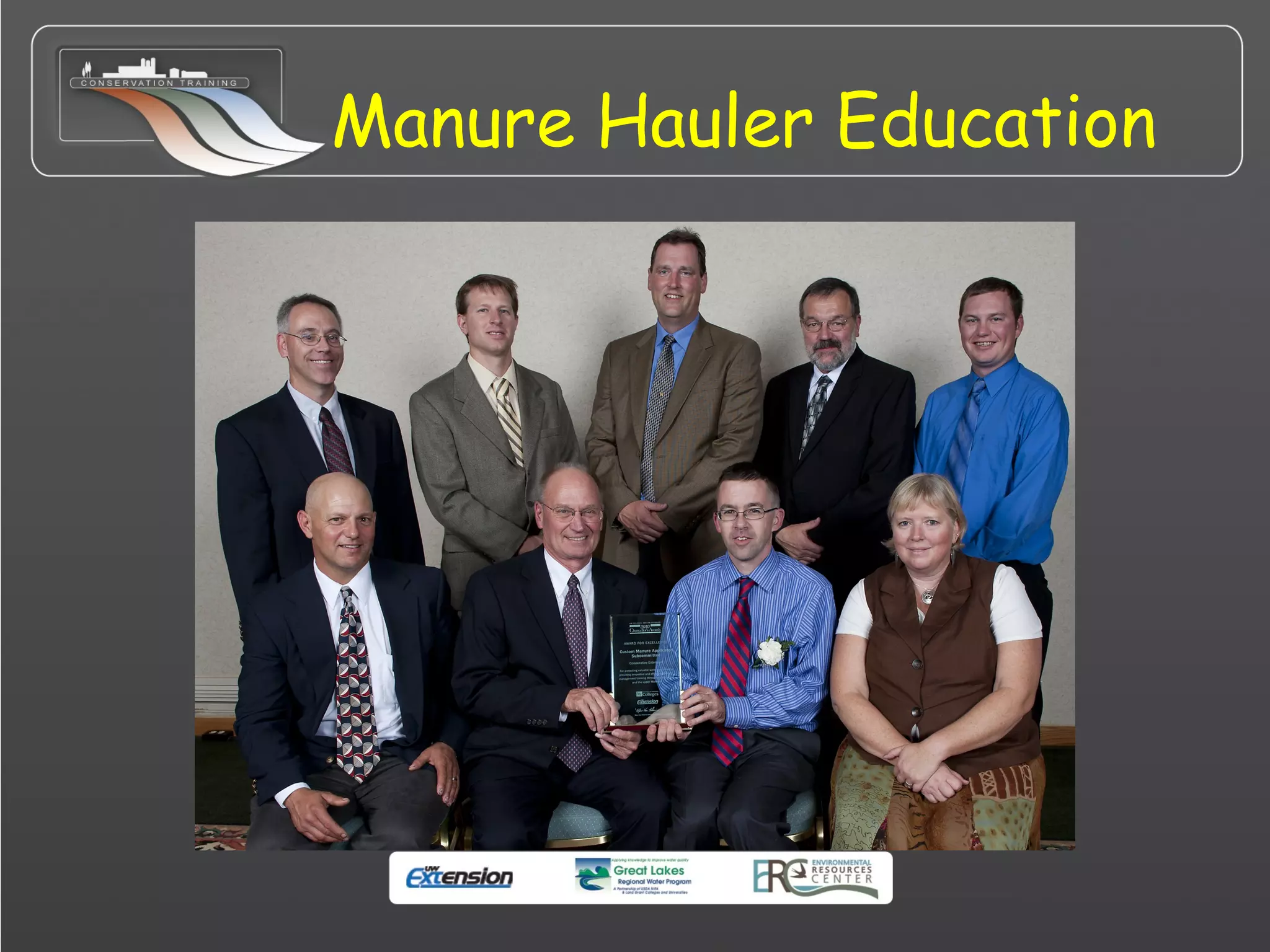Manure Hauler Education
 