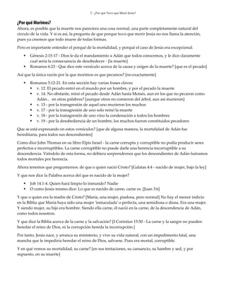 Por que tuvo que morir Jesus