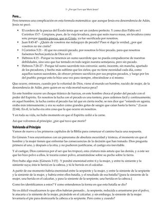 Por que tuvo que morir Jesus