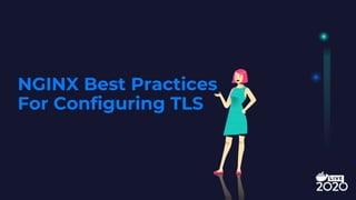 NGINX Best Practices
For Configuring TLS
 