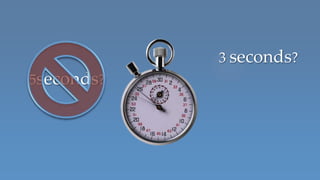 3 seconds?
5seconds?
 