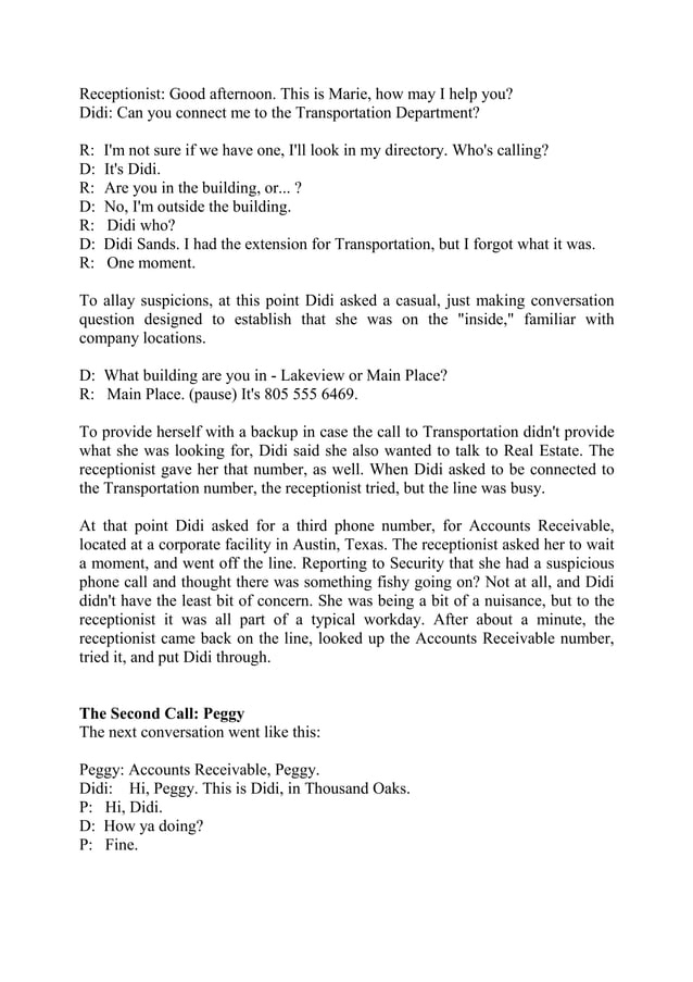 Kevin Mitnick - The Art of Deception | PDF