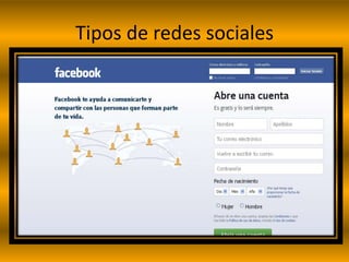 Tipos de redes sociales

 