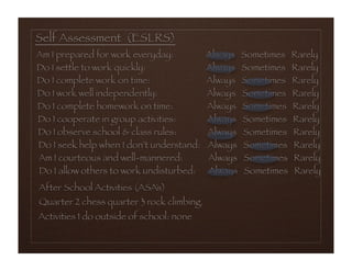 Student Led Conference - Kevin