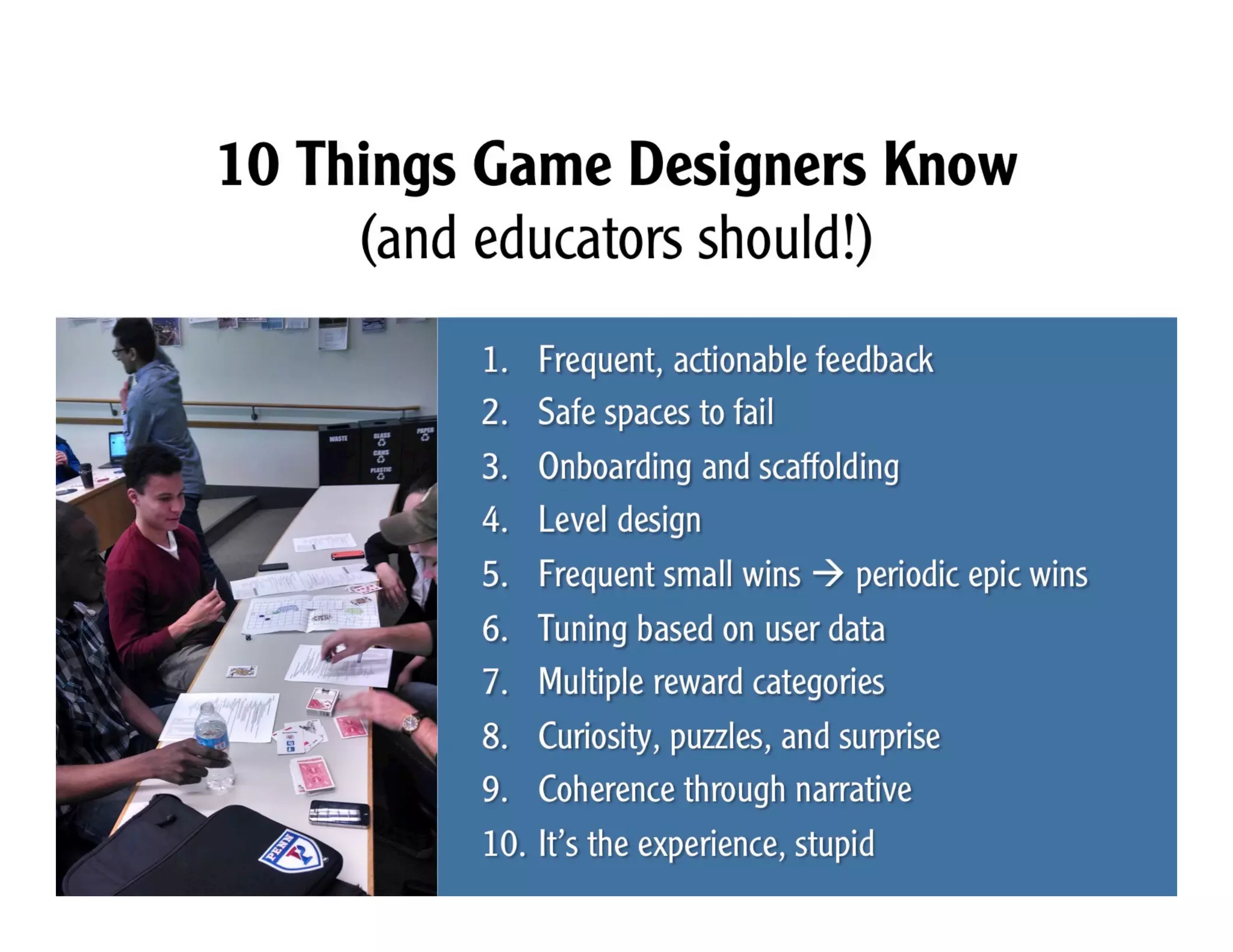 GWC14: Kevin Werbach - "Learning from Games for Gamified Learning"