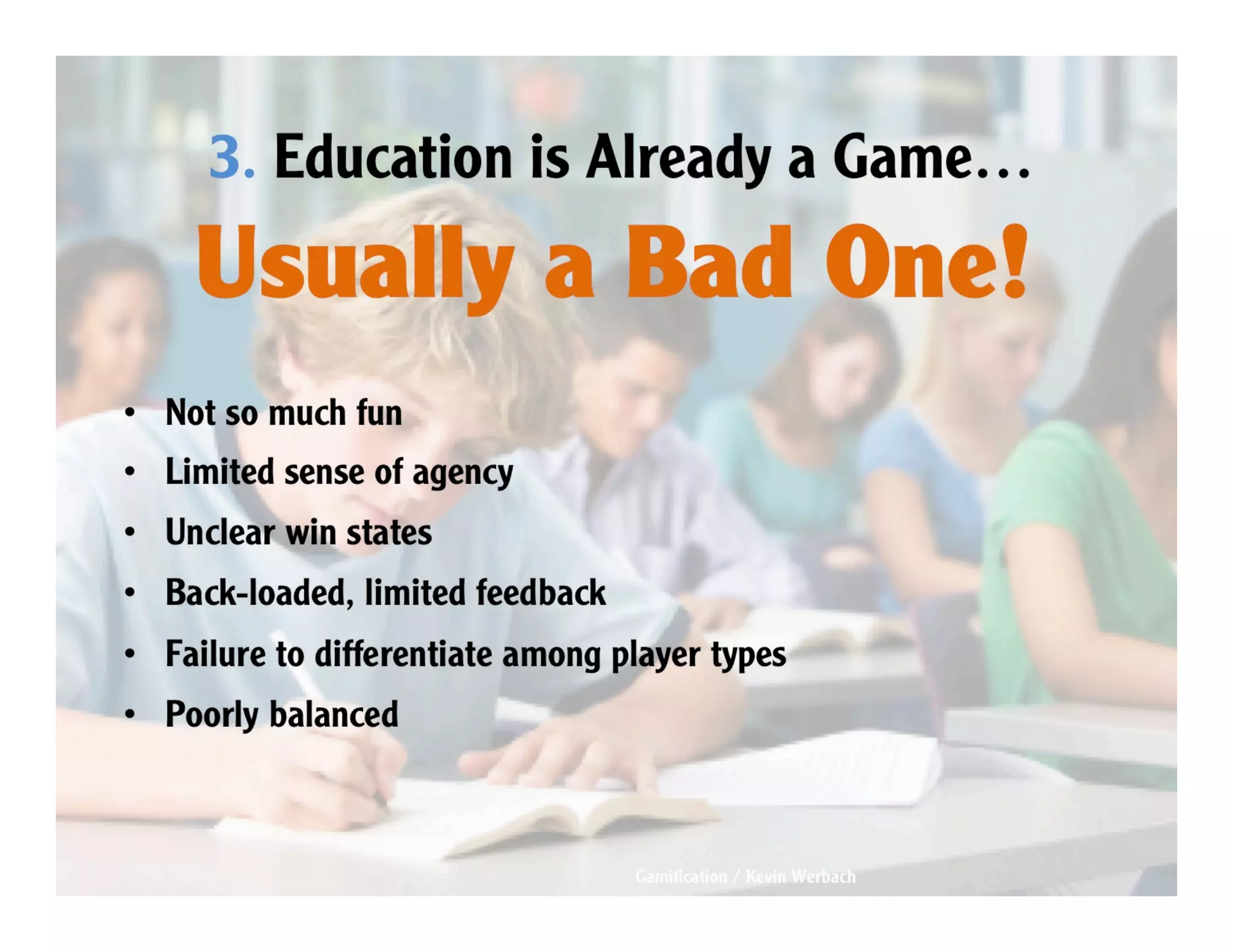 GWC14: Kevin Werbach - "Learning from Games for Gamified Learning"