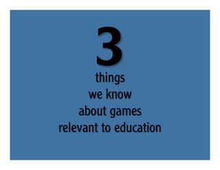 GWC14: Kevin Werbach - "Learning from Games for Gamified Learning"