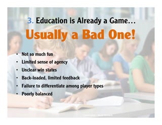 GWC14: Kevin Werbach - "Learning from Games for Gamified Learning"