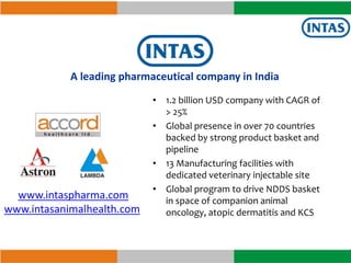 Vijay Teng, Executive Vice President, Intas Animal Health | PPTX