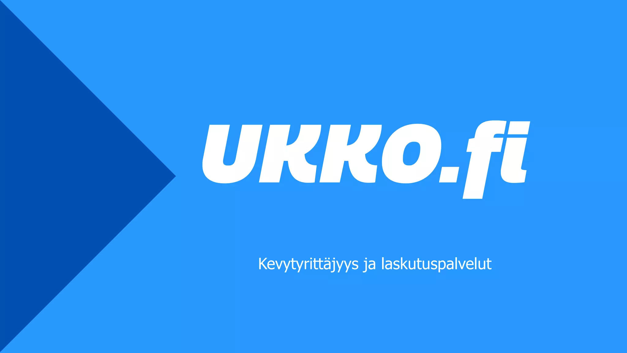 Kevytyrittäjyys ja laskutuspalvelut
 