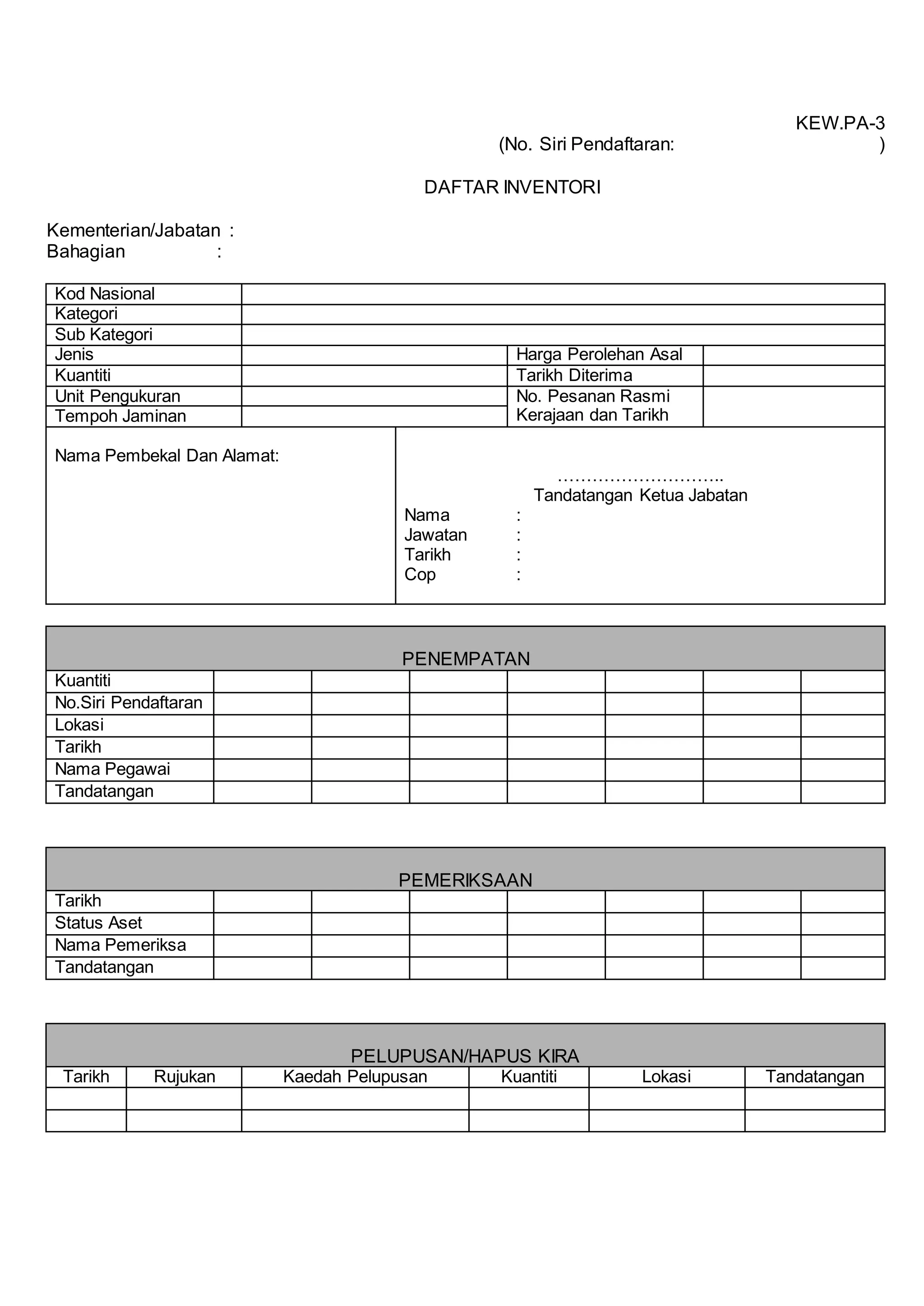 Kew[1].pa 3 (daftar inventory) | DOC