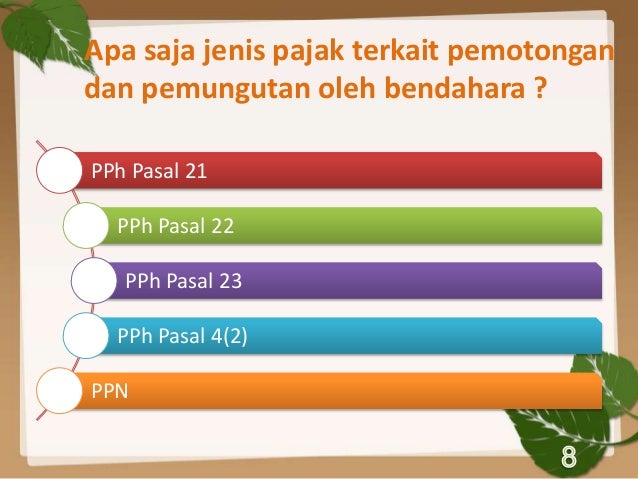 Kewajiban perpajakan bagi bendahara desa
