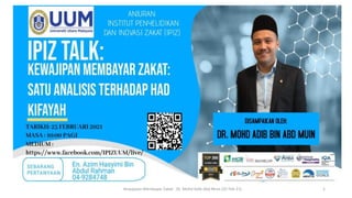 Kewajipan Membayar Zakat - Dr. Mohd Adib Abd Muin (25 Feb 21) 1
 