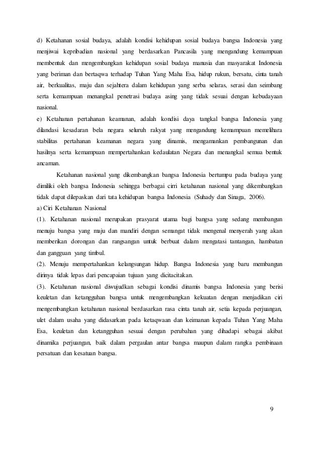 Ketahanan Nasional Sebagai Geostrategi Indonesia