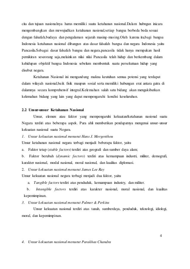 Ketahanan Nasional Sebagai Geostrategi Indonesia